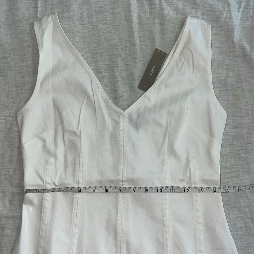 J. Crew Corset midi dress in stretch twill A Line Preppy Office Size 2 - Picture 5 of 10